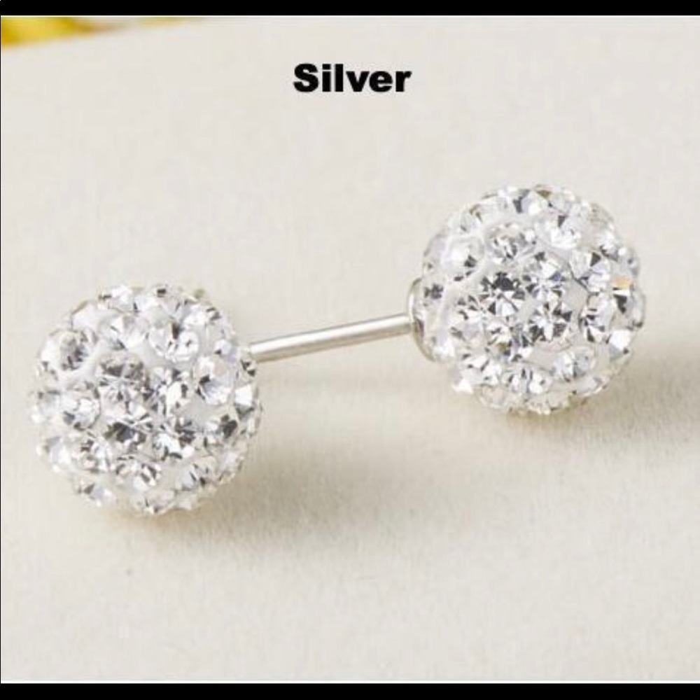 5 pair of Glitter Earring Studs for $12 - Picture 5 of 16